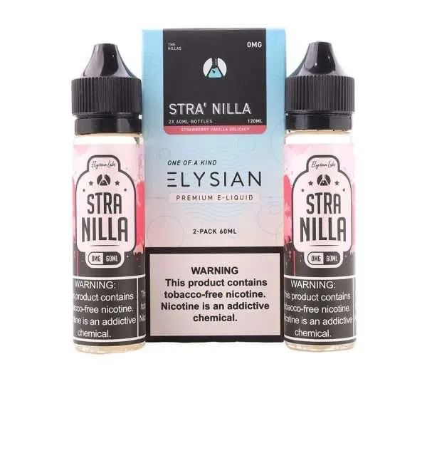 Elysian Labs E-Liquid Stra Nilla Strawberry Vanilla Delicacy