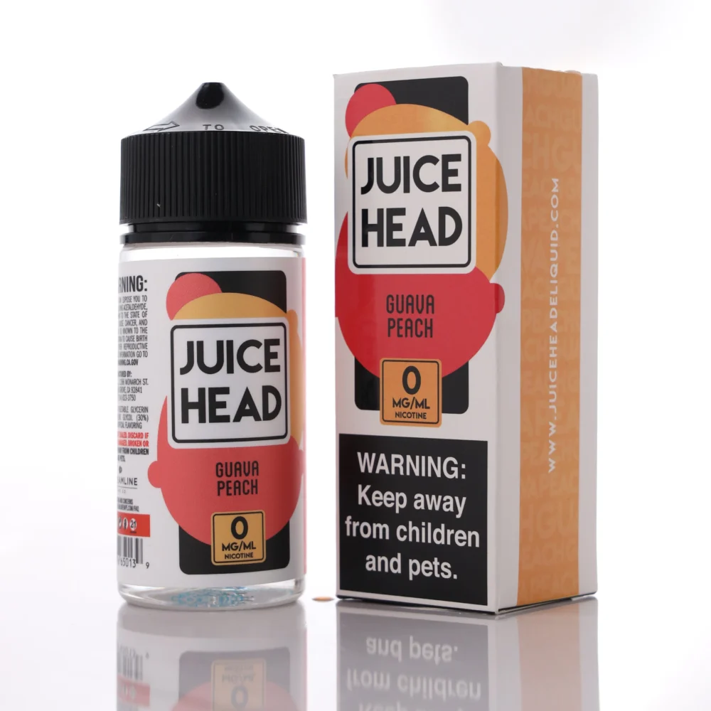 Juice Head - Guava Peach 100ML/0MG Nicotine