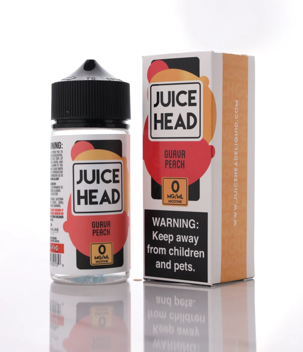 Juice Head - Guava Peach 100ML/0MG Nicotine
