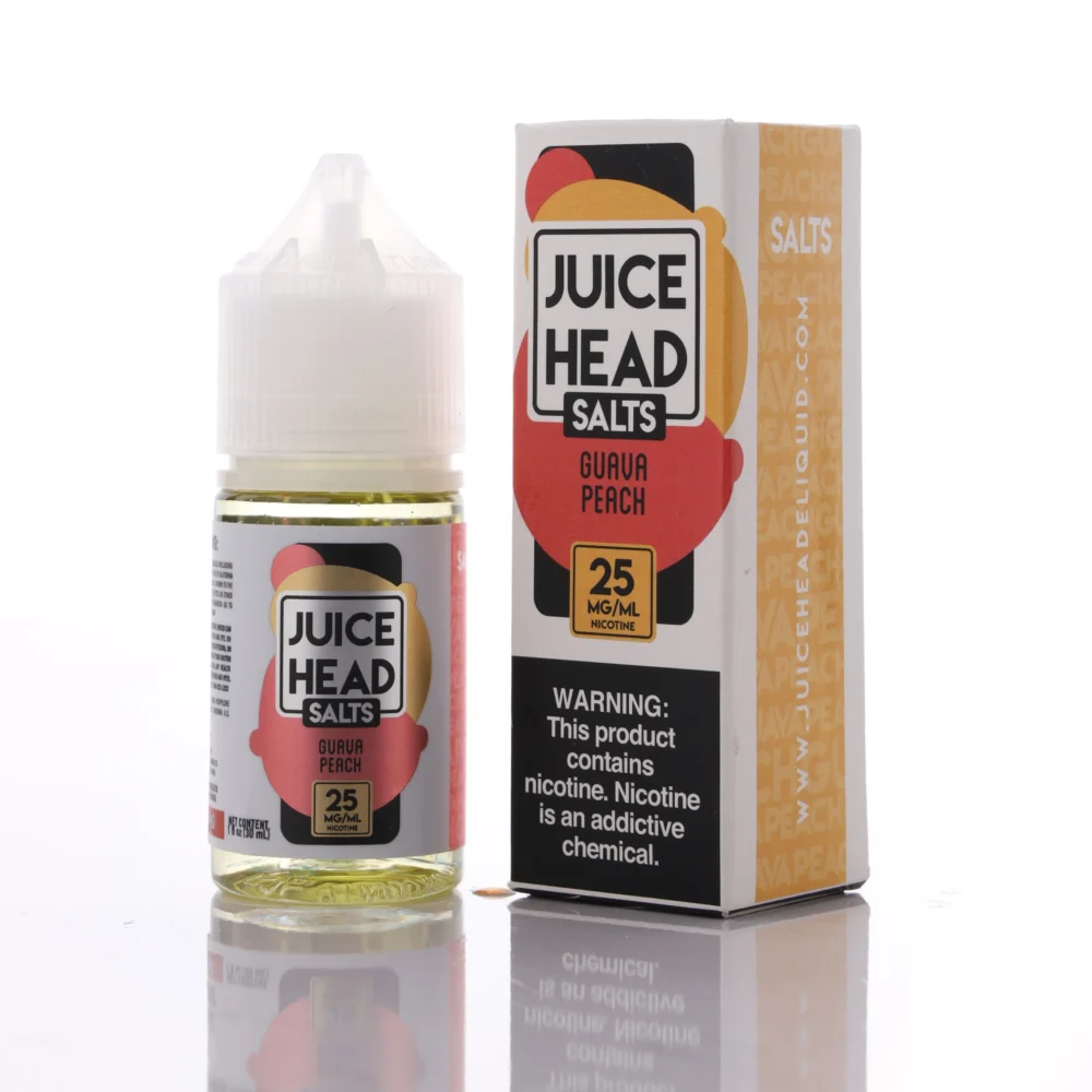 JUICE HEAD ZTN FREEZE SALTS - Guava Peach 25Mg