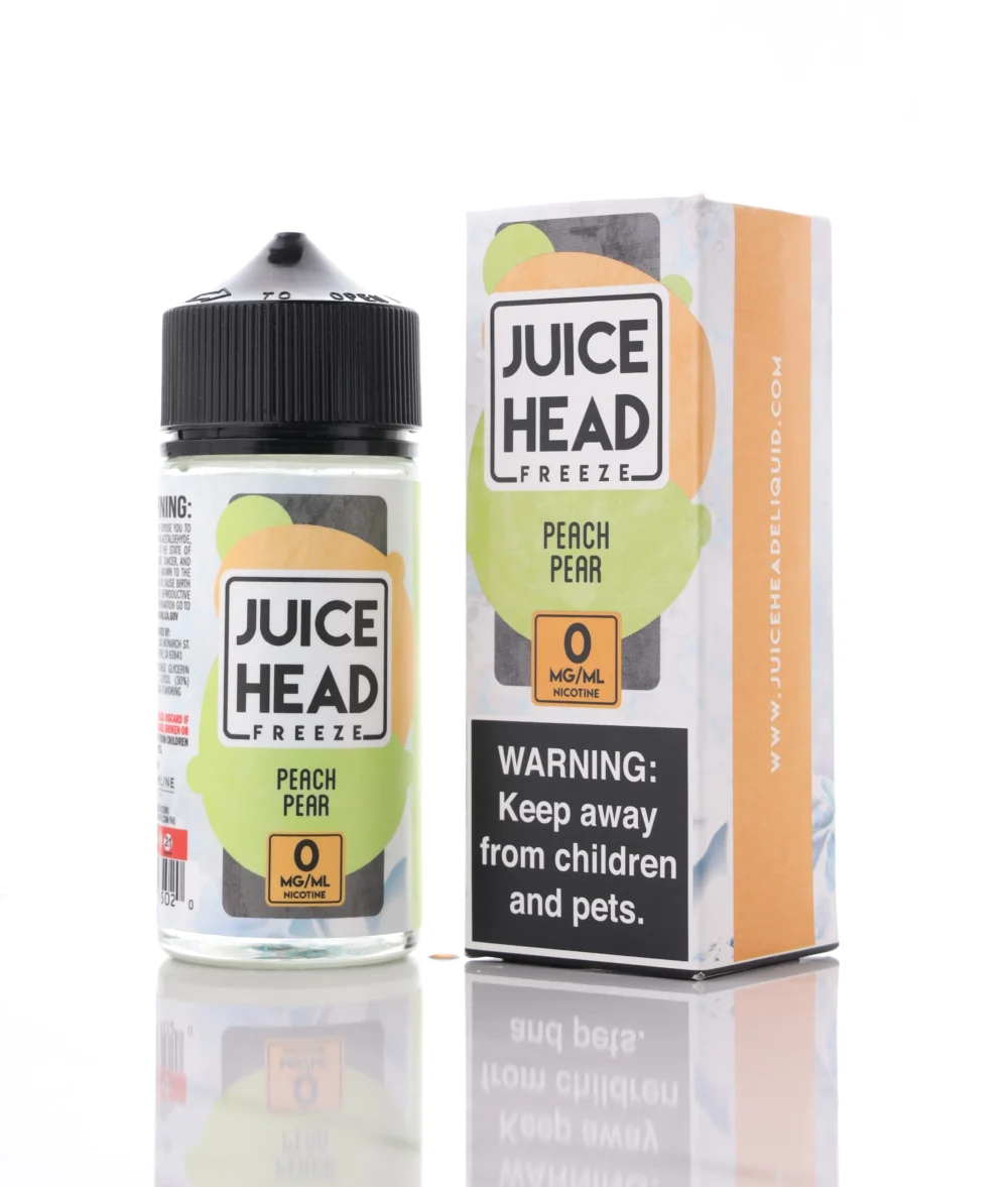 Juice Head Freeze - Peach Pear 100ML/0MG Nicotine